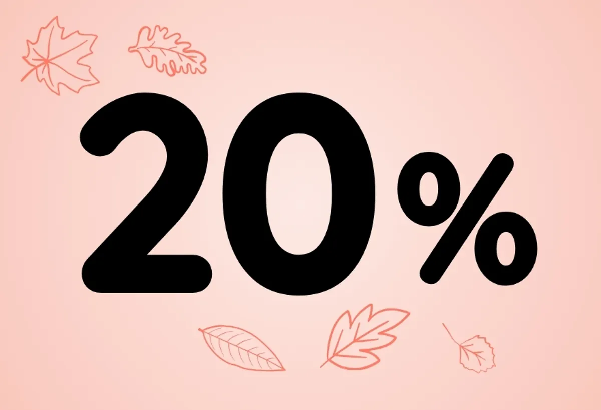 20 % från 0 €