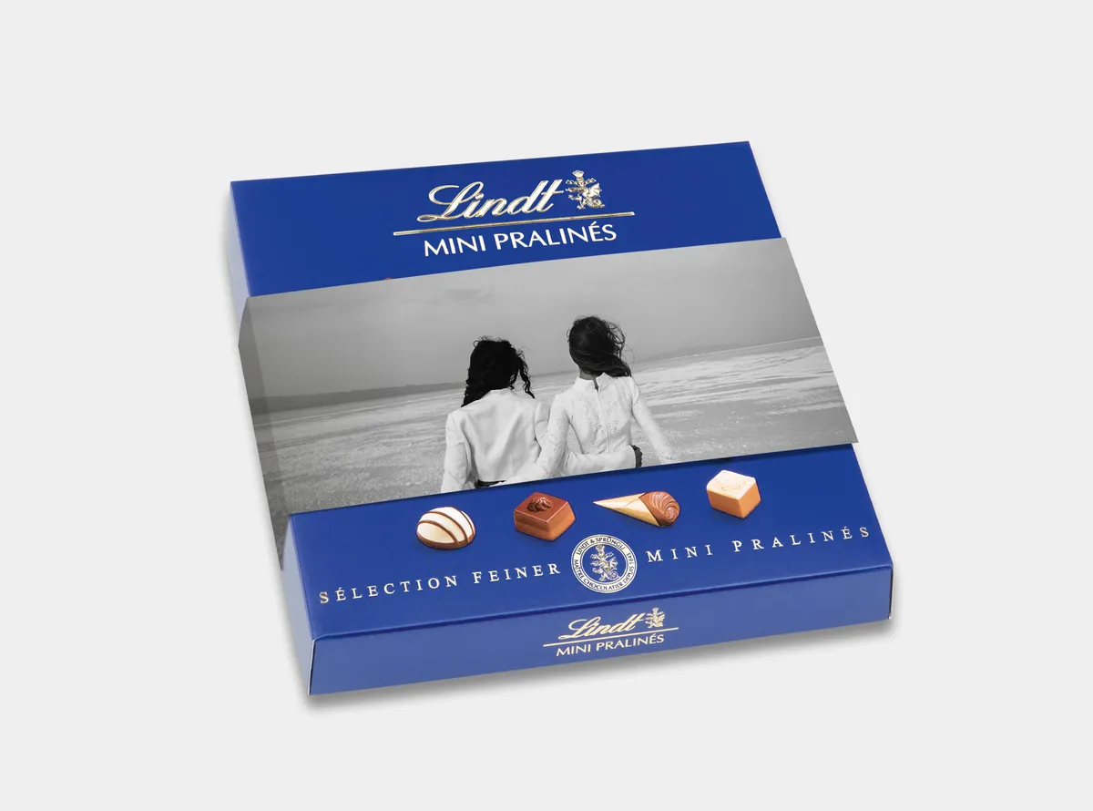 Lindt Pralines, Foto Banderole, Liebe, Hochzeit